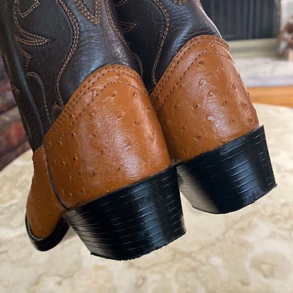 ACME Leather Cowboy Boots Vintage - Picture 10 of 13